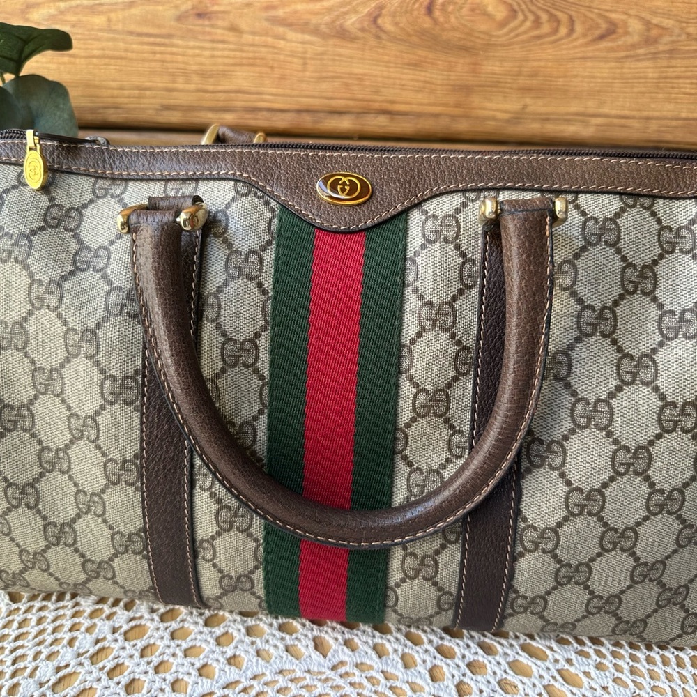 Gucci
Ophidia Boston leather handbag